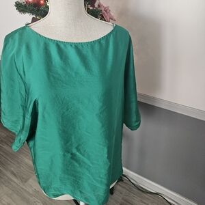 Green Blouse Oversized